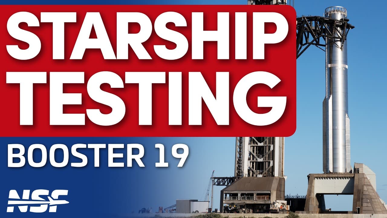 SpaceX conducts additional Booster 19 testing on Pad 2