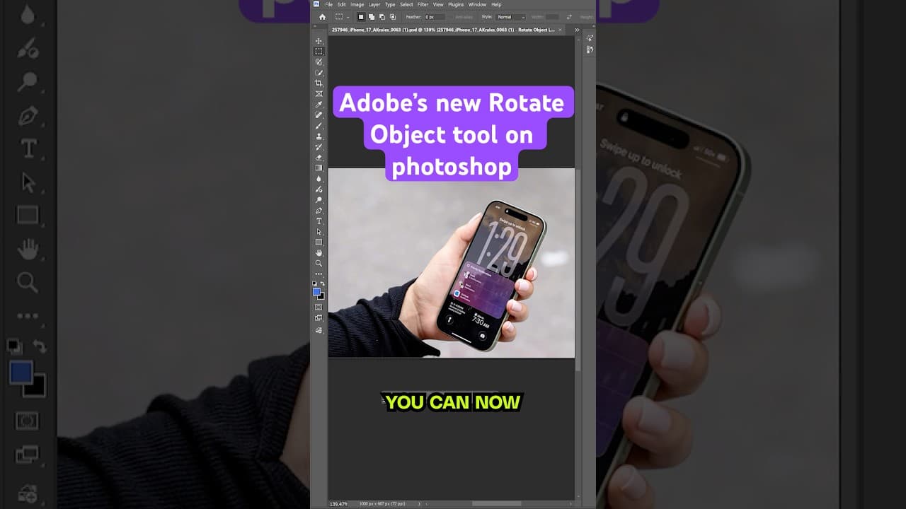 Adobe's new Rotate Object on Photoshop