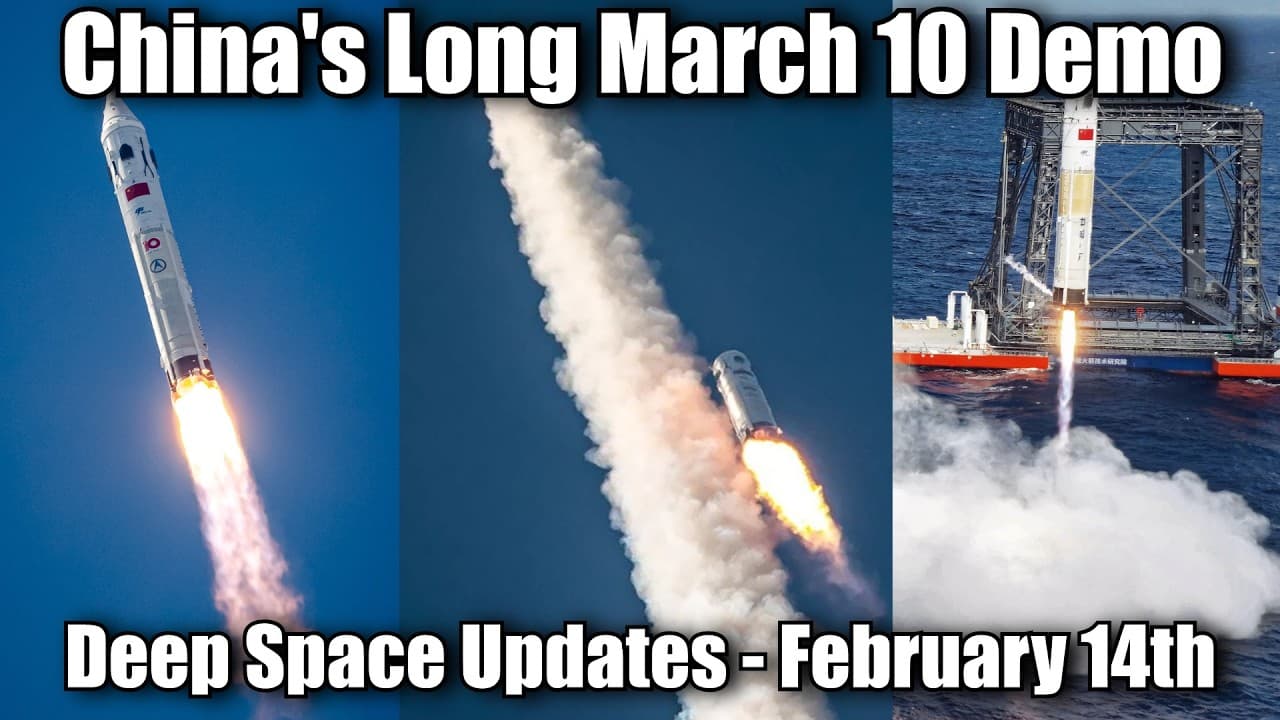 SpaceX & Blue Origin Shoot For The moon - Deep Space Updates February 14th