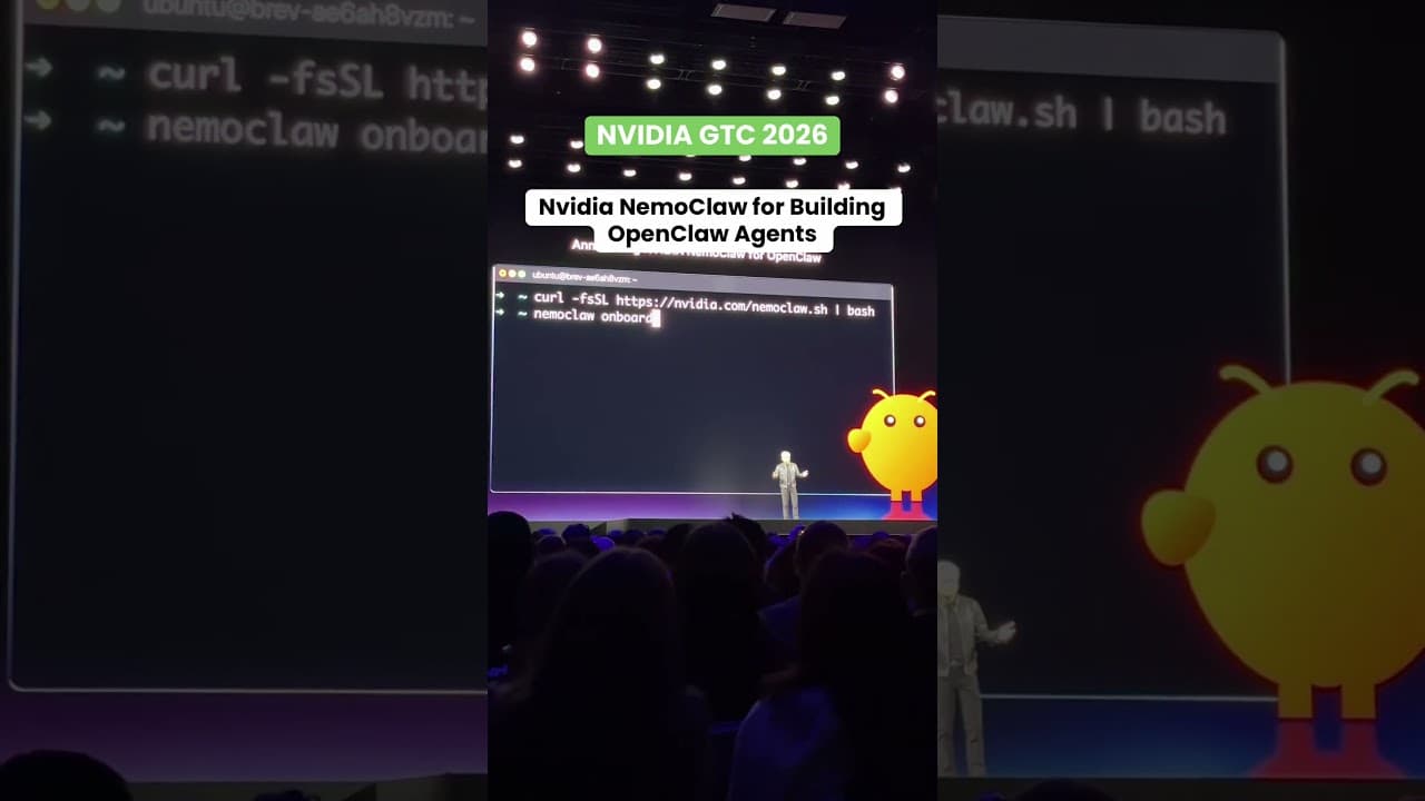 Nvidia NemoClaw for Building OpenClaw Agents | #nvidiagtc