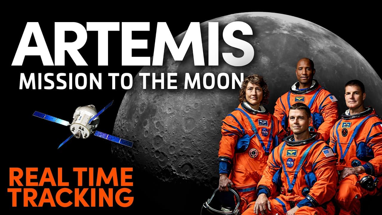 Artemis II Crewed Moon Mission - Live 24/7
