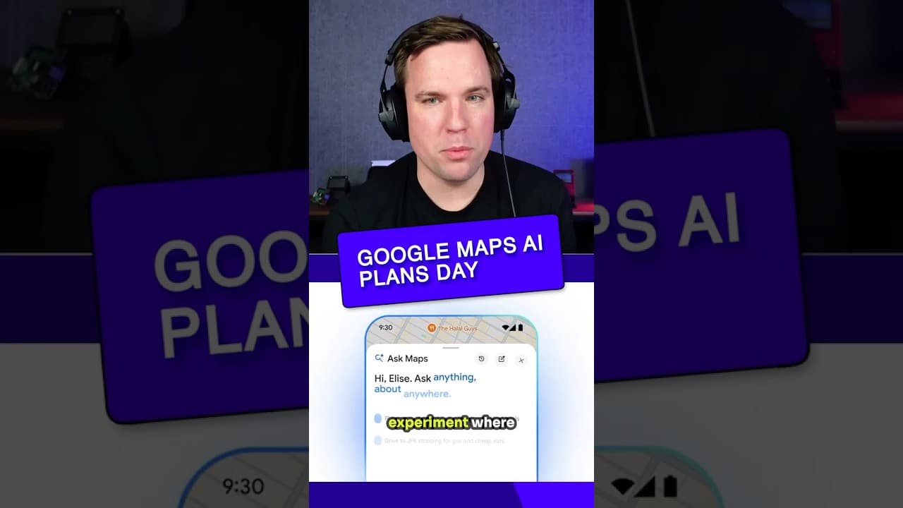 Google Maps AI plans day #vergecast