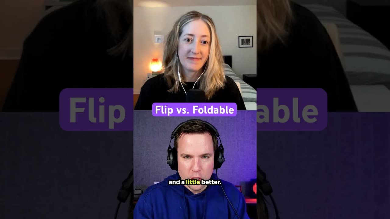 Flip vs. Foldable phones #Vergecast