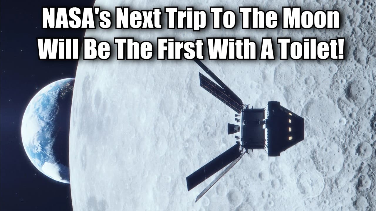 The First Toilet To Fly Beyond The Moon! A New Era In Lunar Luxury!
