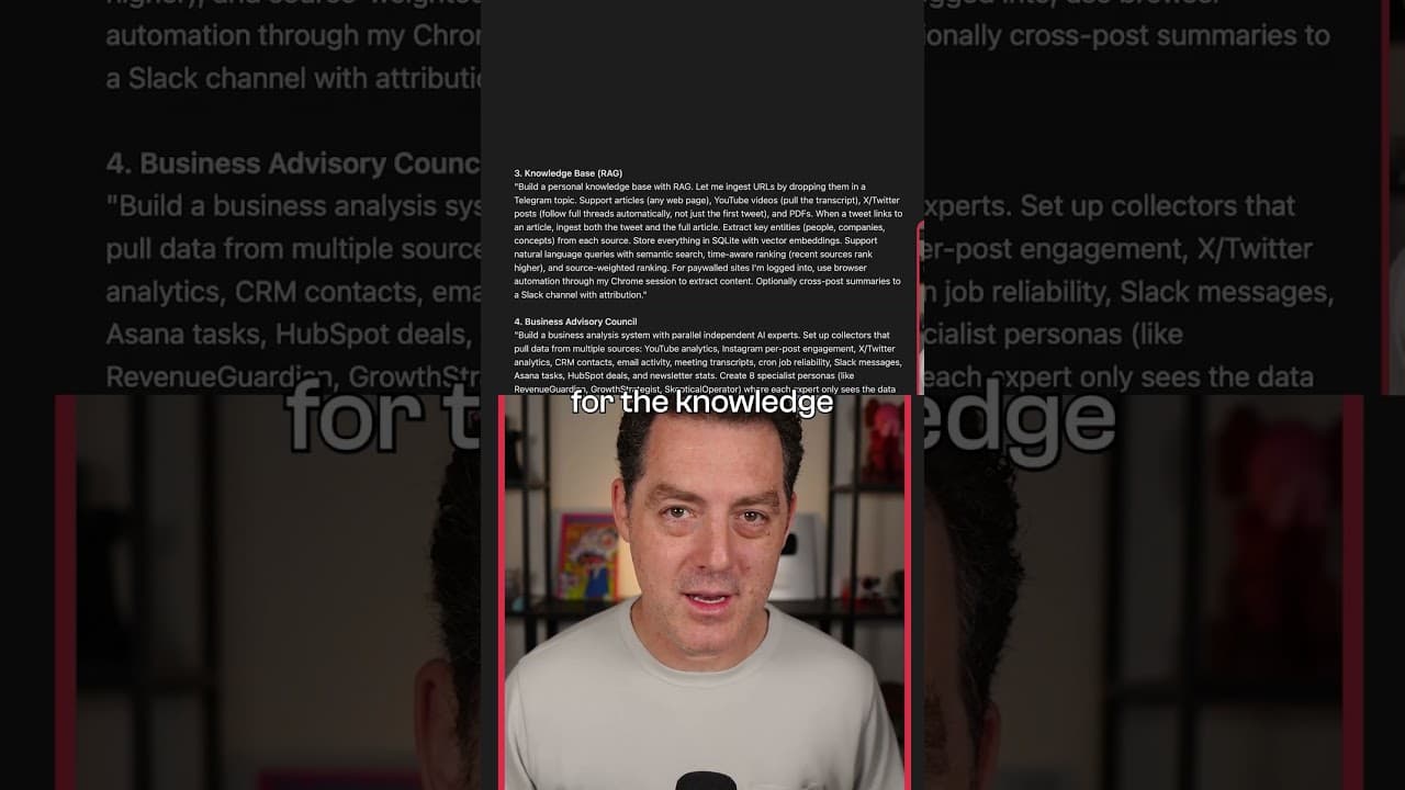 I used OpenClaw to replace my brain