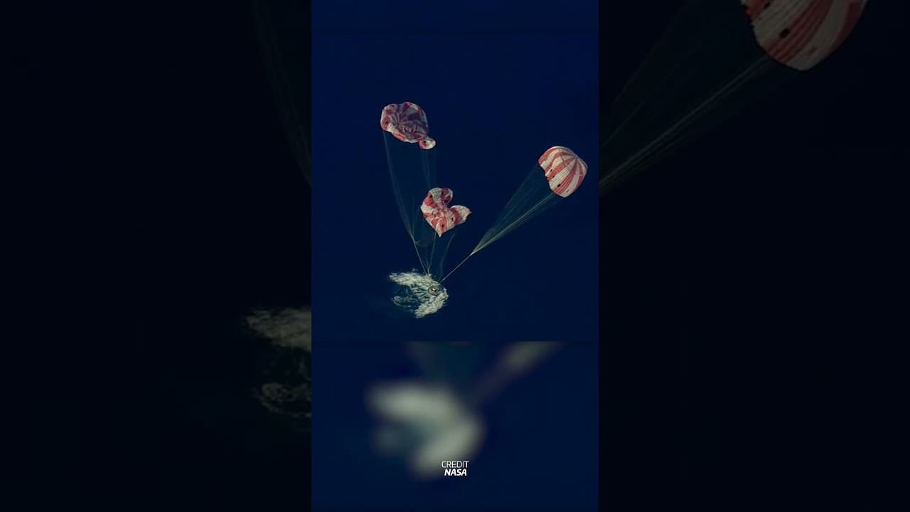 Artemis II Astronauts Return to Earth! ✨🌎 #nasa #space #artemis