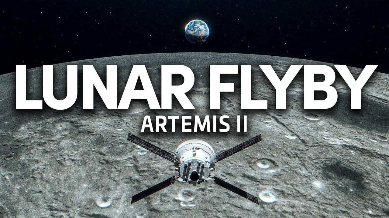 Watch Artemis II's Closest Approach to The Moon