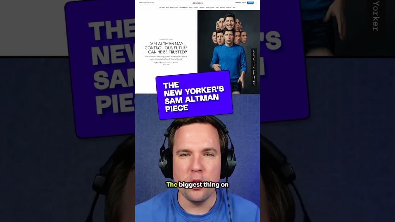 Do you trust Sam Altman? #Vergecast