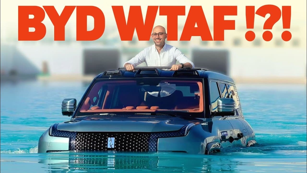 We Drove a BYD Into a Swimming Pool… And It Floated. Inside BYD's EV Theme Park!