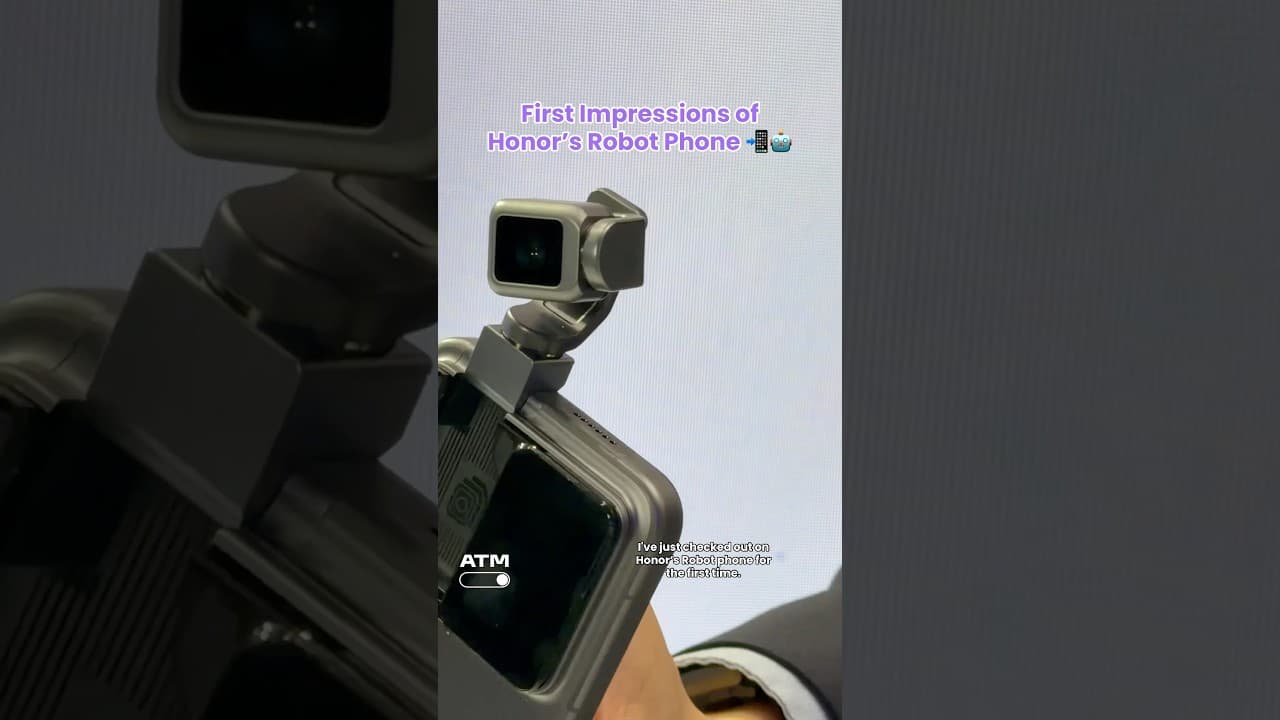 First Impressions of Honor’s Robot Phone