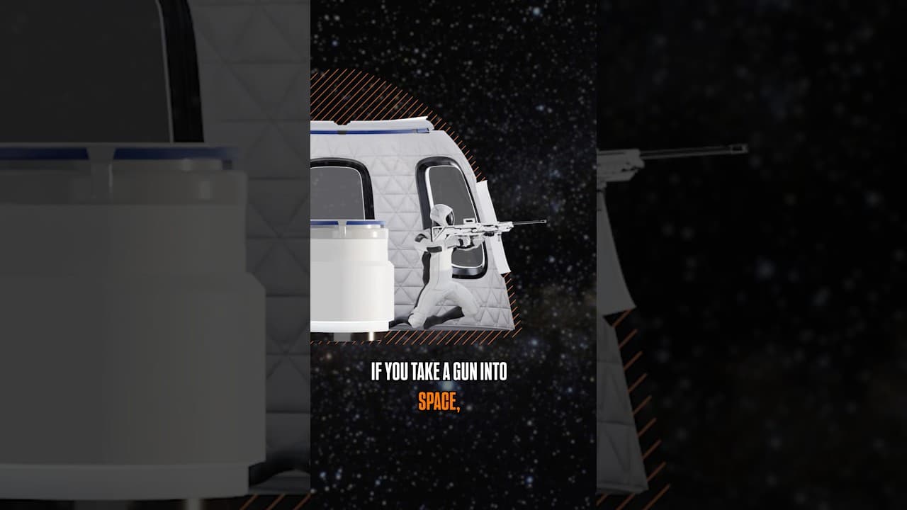 Rockets are just guns, recoil is essentially how they work in the vacuum of space #rocketscience