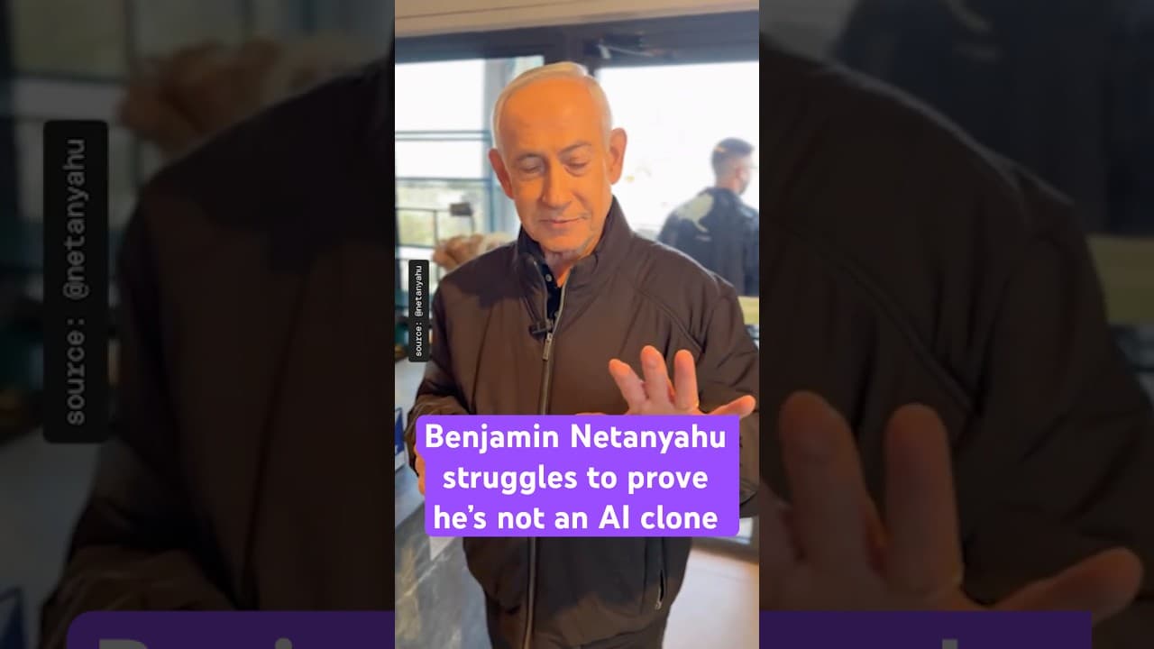 Is Benjamin Netanyahu an AI clone?