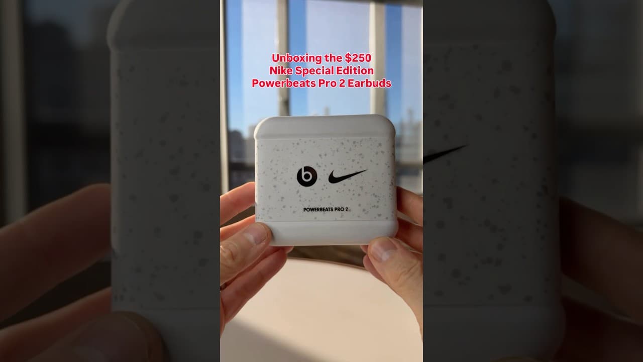Unboxing the $250 Nike Special Edition Powerbeats Pro 2 Earbuds