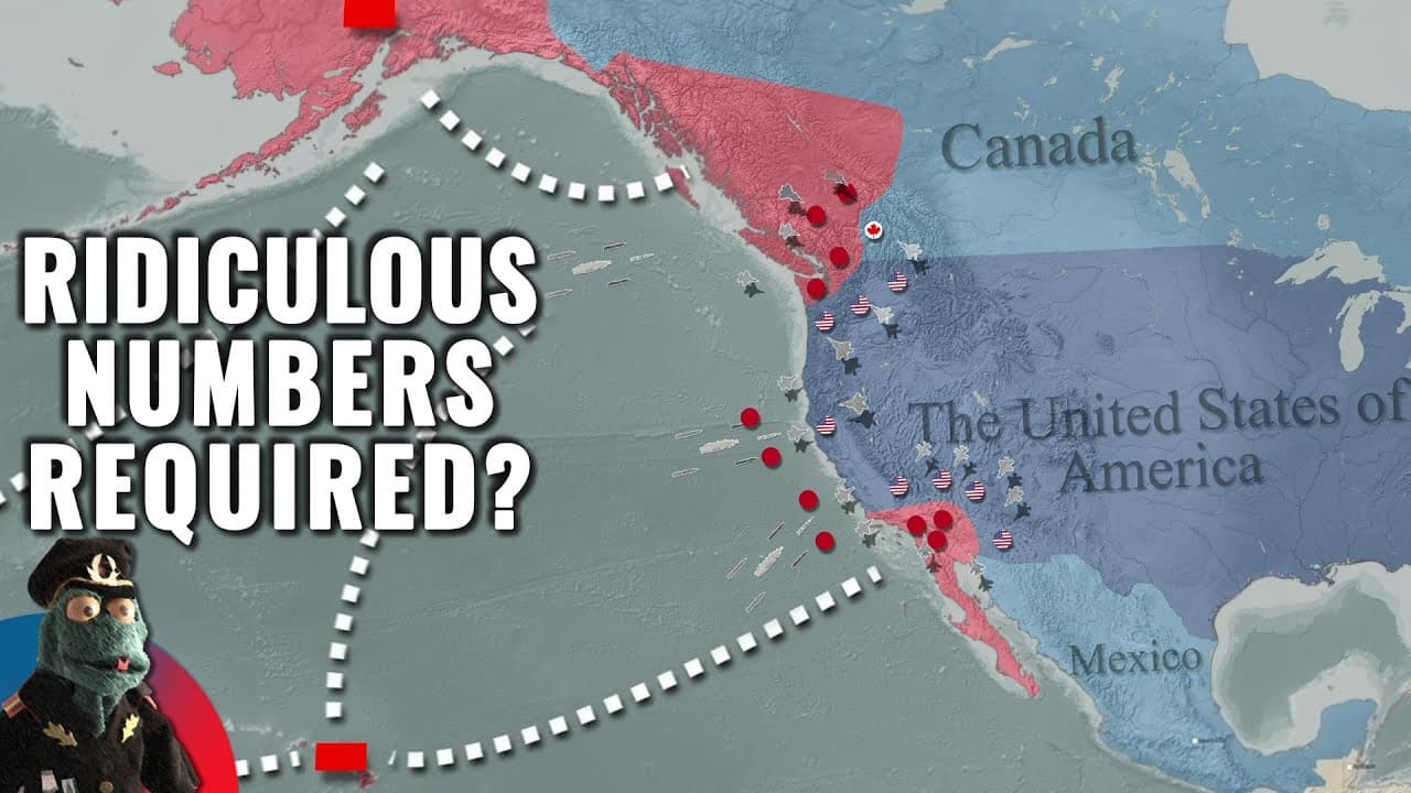 How big of a military do you need to conquer the US?