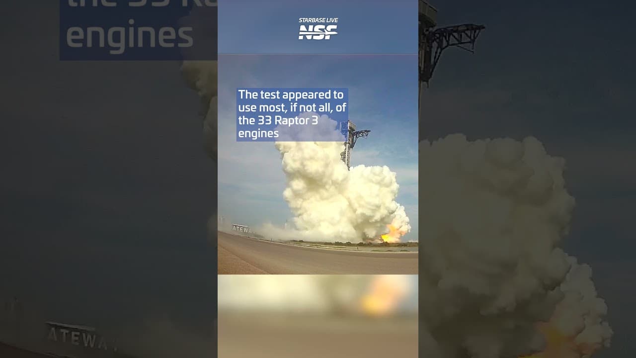 SpaceX Ignites The Most Powerful Booster Ever Built #spacex #space #rocket