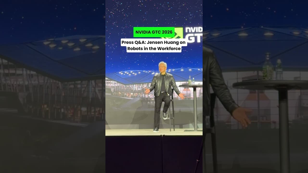 Nvidia CEO Shares Thoughts on Robots in the Workforce