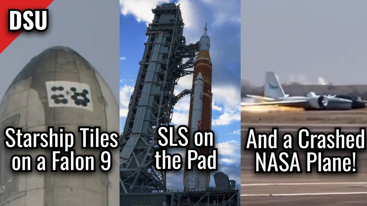 Starship Heat Shield Surprises, NASA's Bad Landing, Blue Origin's Terawave - Deep Space Updates