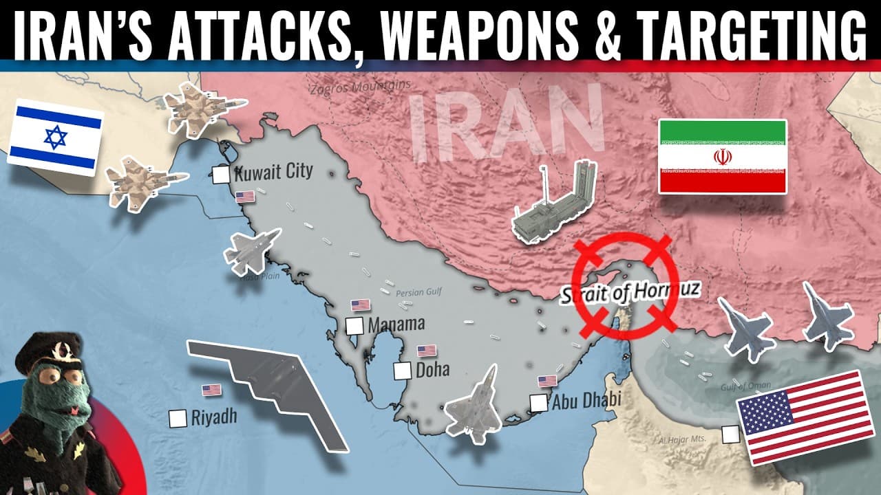 How is Iran keeping the Strait of Hormuz closed and how can the US open it up?