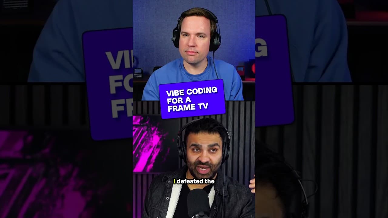 Vibe coding for a Frame TV #Vergecast