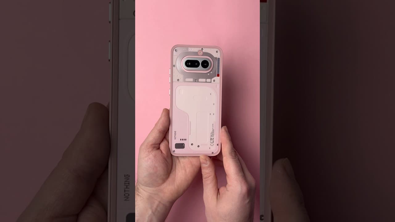 Unboxing the new Pink Nothing Phone (4a)