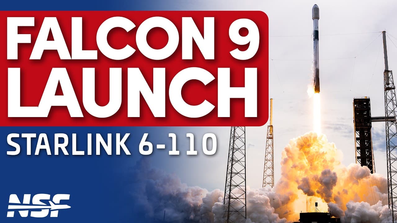 SpaceX Falcon 9 launches Starlink 6-110