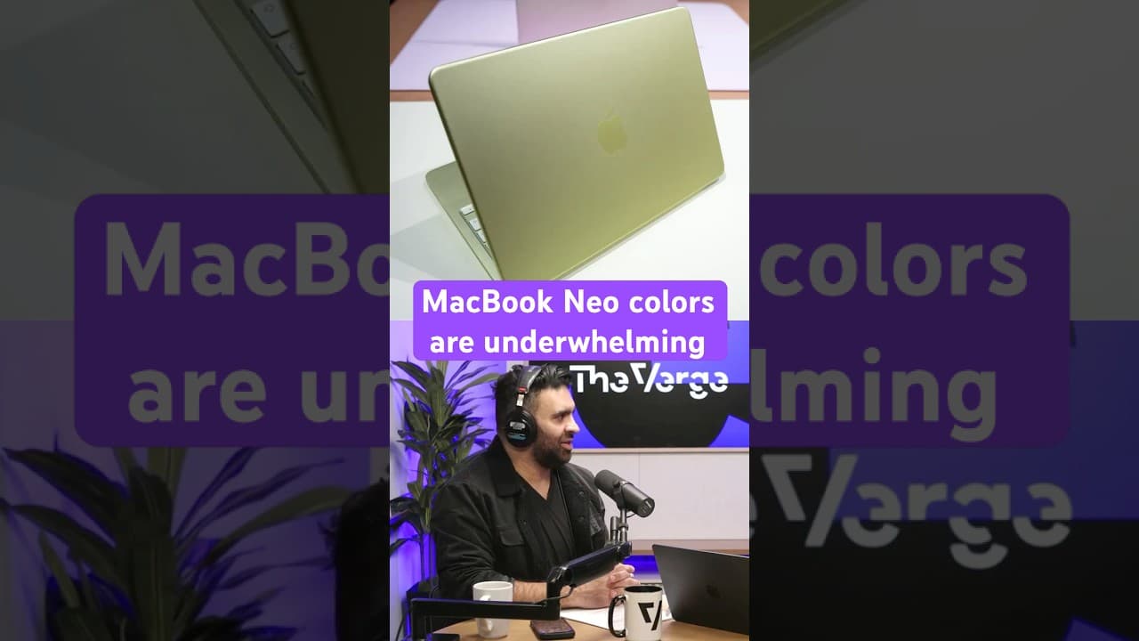 The MacBook Neo colors underwhelmed us. What do you think? #Vergecast