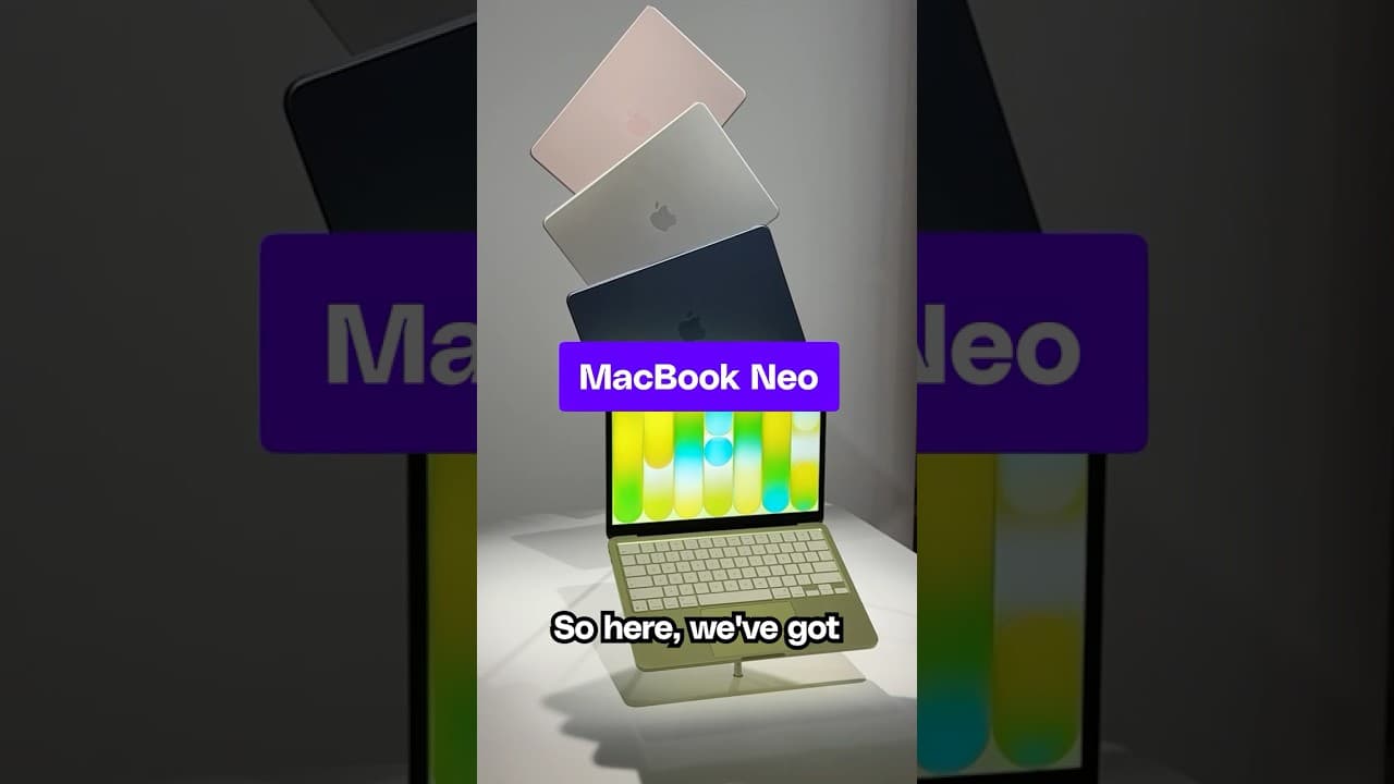 We got hands-on with Apple’s new MacBook Neo.