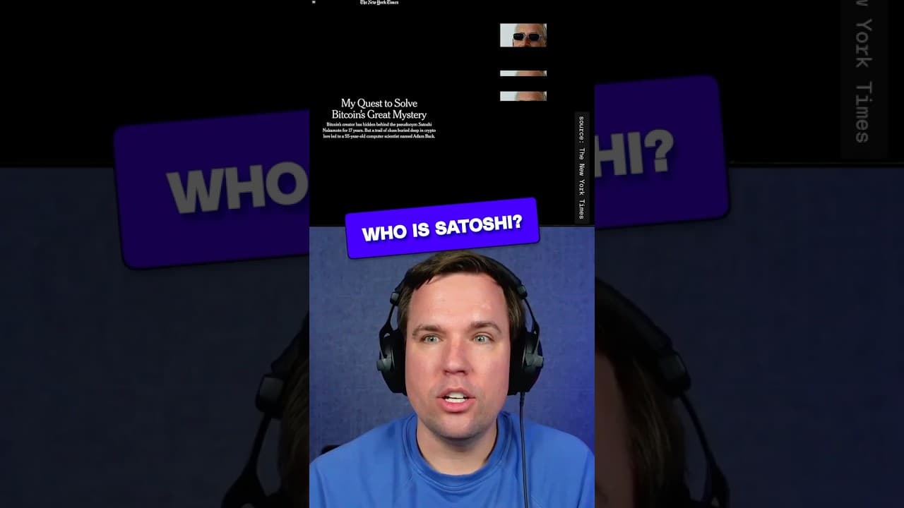 Who is Satoshi Nakamoto? #Vergecast