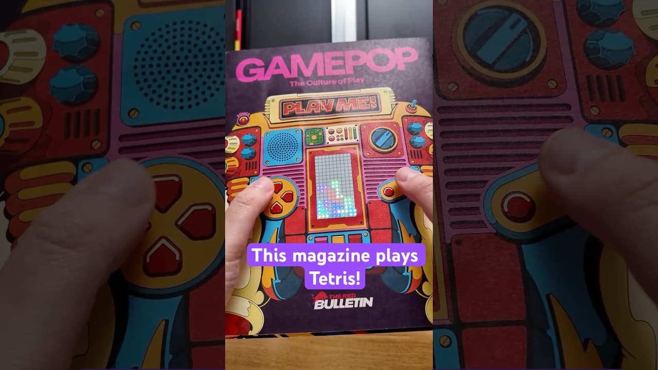 This magazine plays Tetris! #TITW