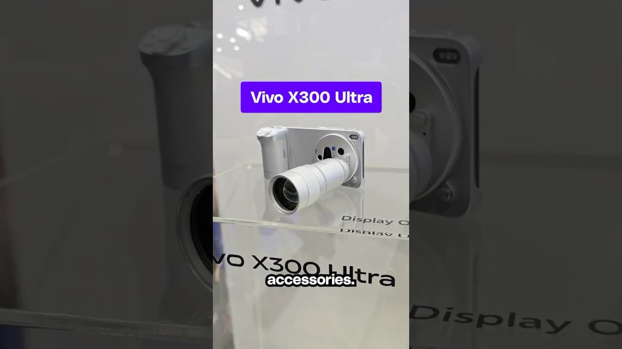 Vivo showcased its next flagship phone the X300 Ultra at the Mobile World Congress in Barcelona.