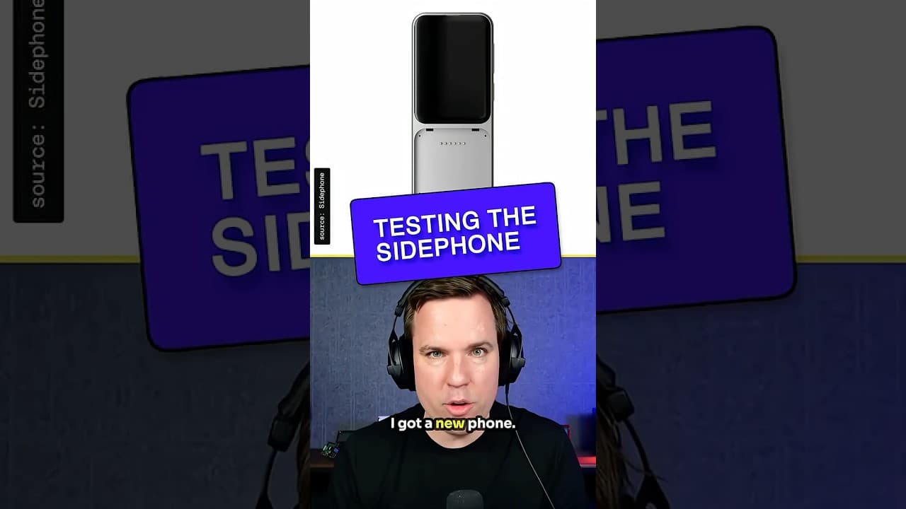 Testing the Sidephone #Vergecast