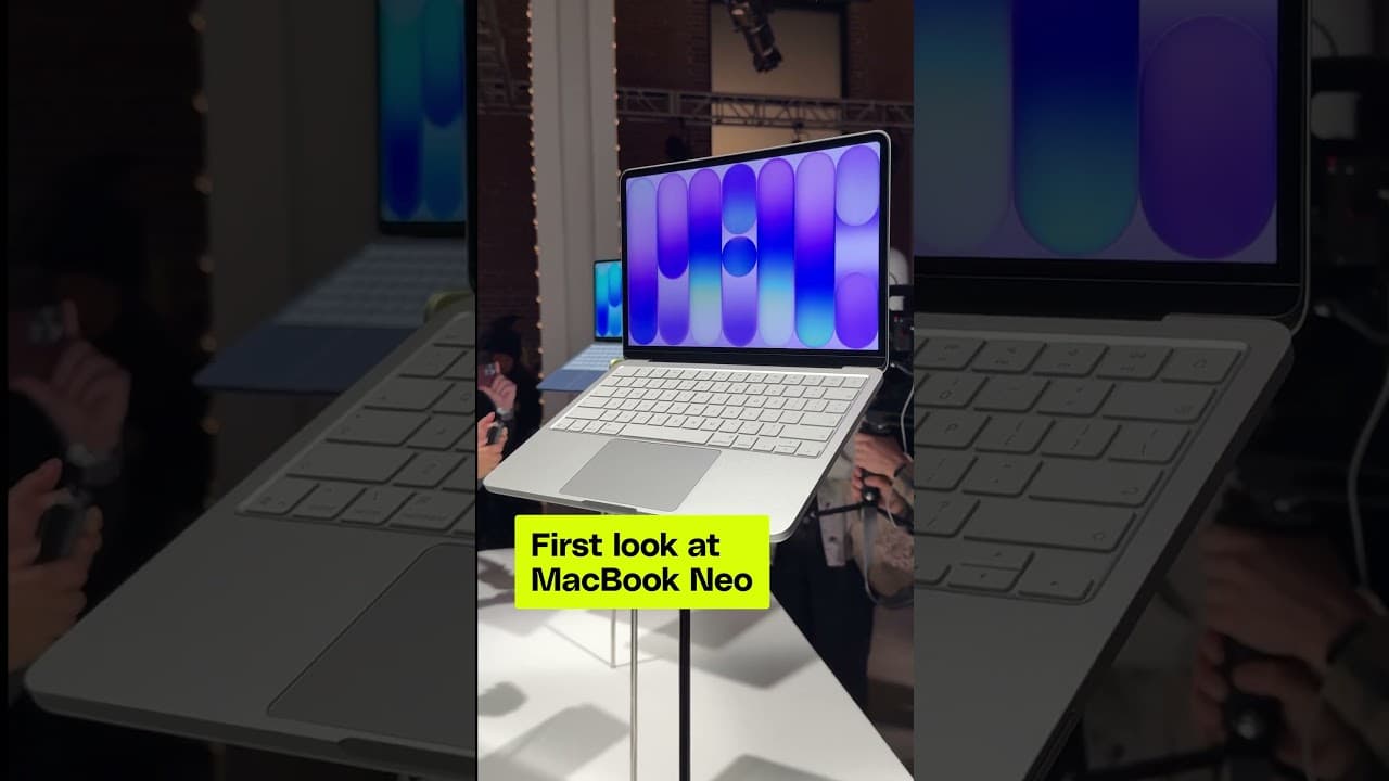 Here’s a first look at Apple’s new MacBook Neo.