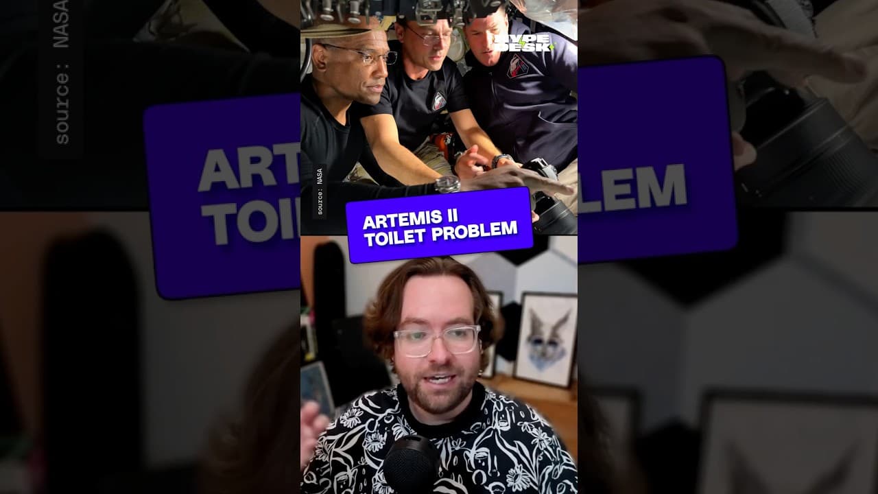 Artemis II frozen waste pipe #Vergecast