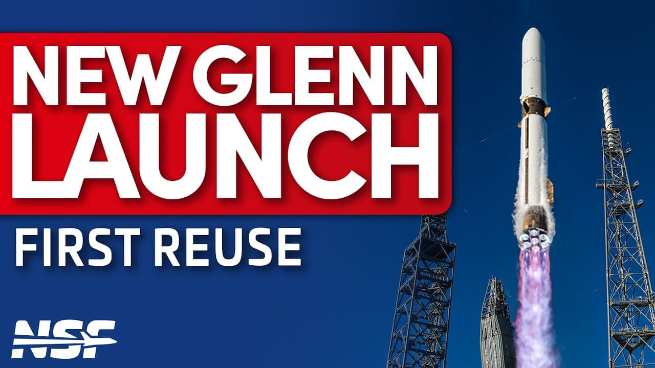 Blue Origin Launches Bluebird 7 - Booster reuse and landing