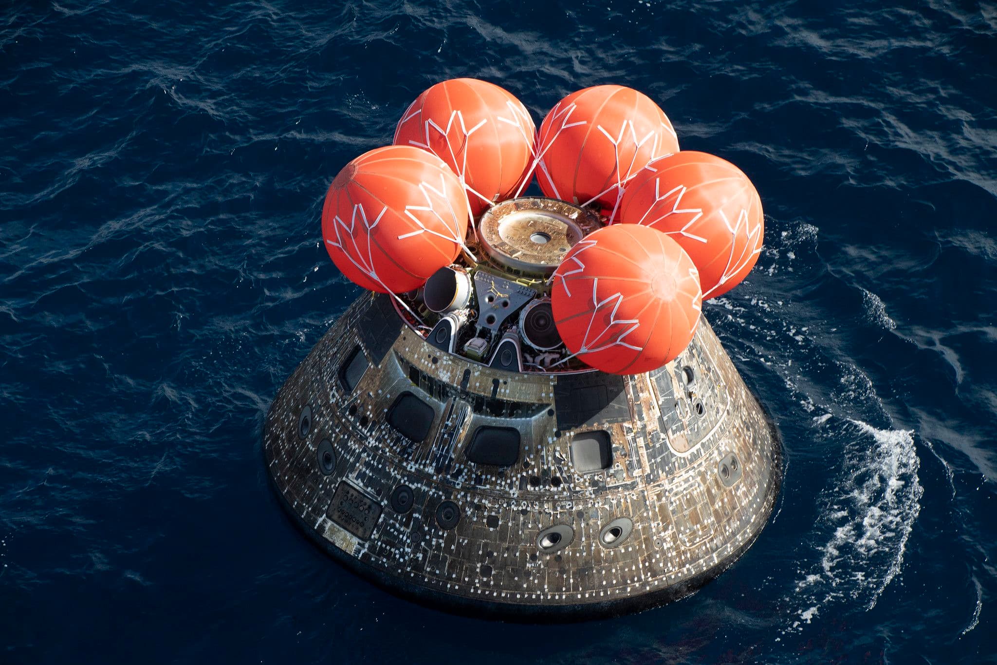 At 12:40 p.m. EST, Dec. 11, 2022, NASA’s Orion spacecraft for the Artemis I mission splashed down in the Pacific Ocean after a 25.5 day mission to the Moon